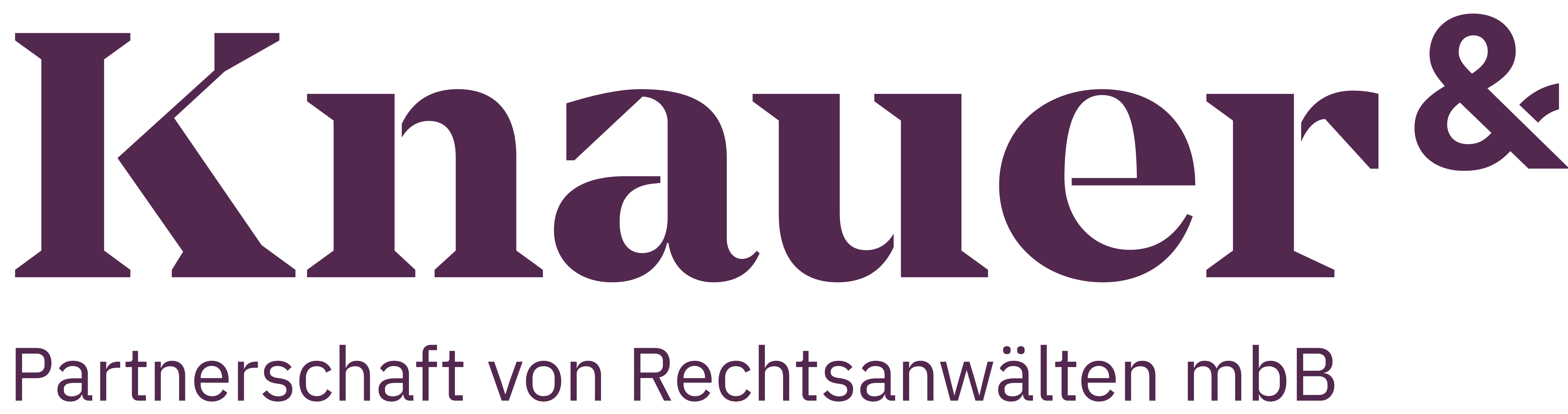 Logo von Knauer Partnerschaft von Rechtsanwälten mbB